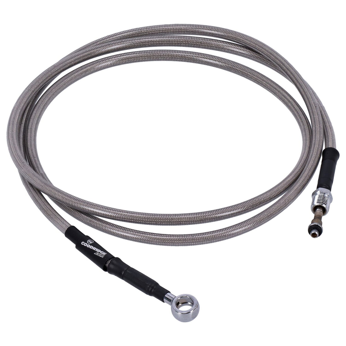Goodridge hydraulic clutch line kit 67", clear coated