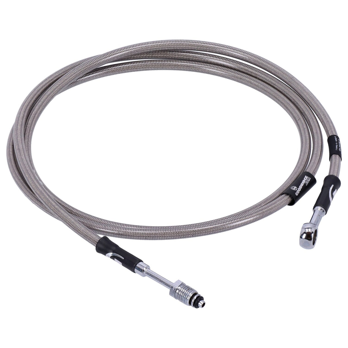 Goodridge hydraulic clutch line kit 68", clear coated