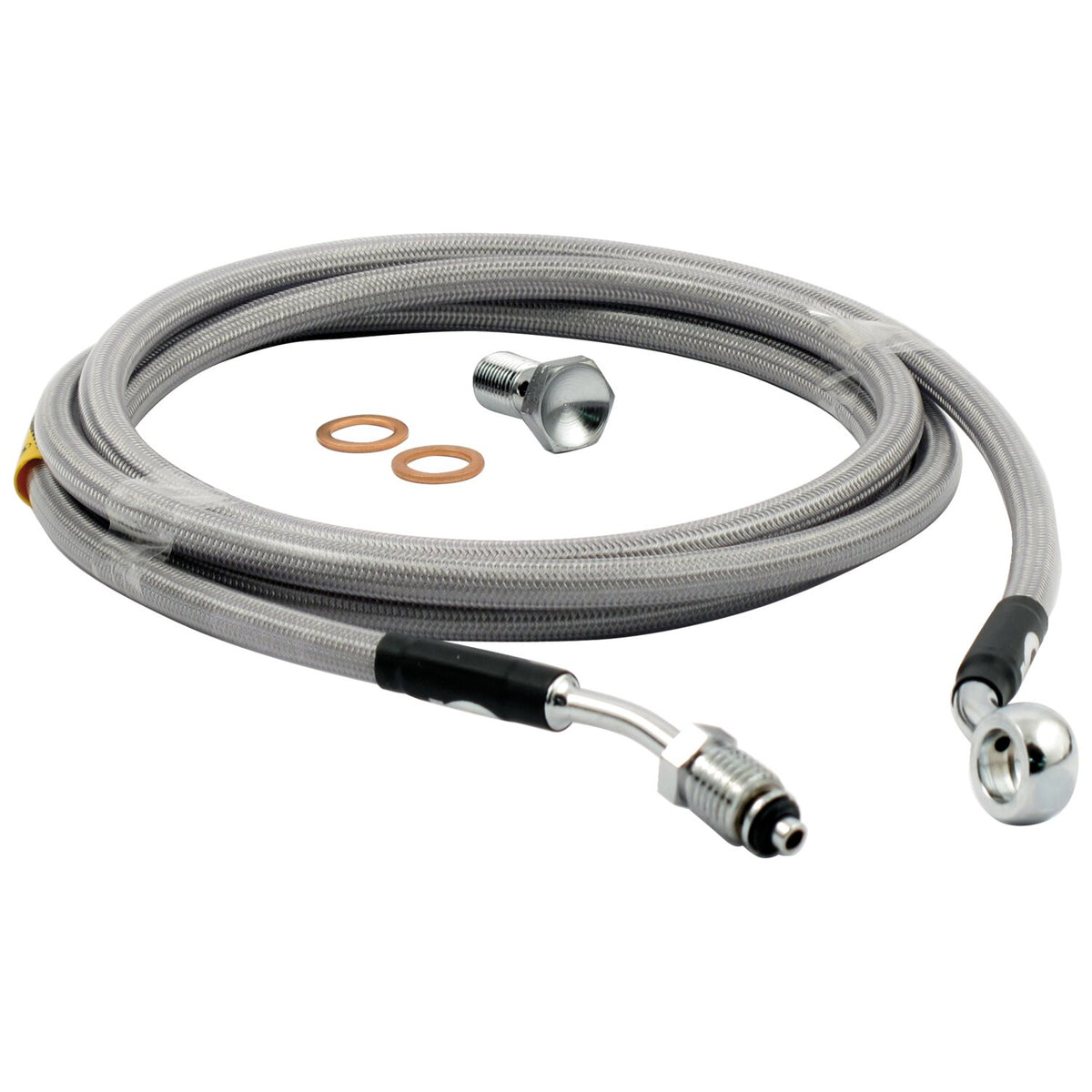 Goodridge hydraulic clutch line kit 70", clear coated