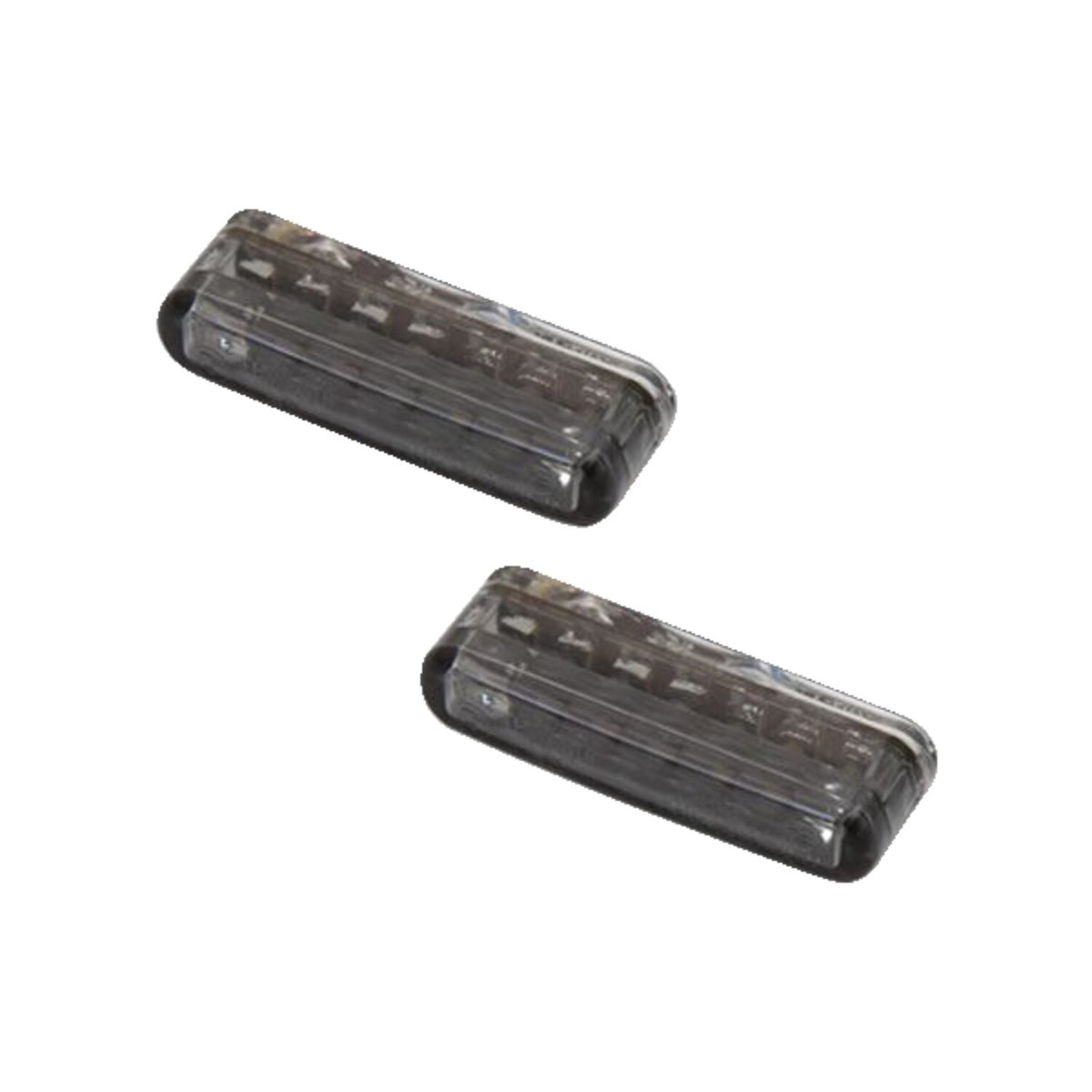 Shorty taillight/turn signal combo. Smoke lens, ECE