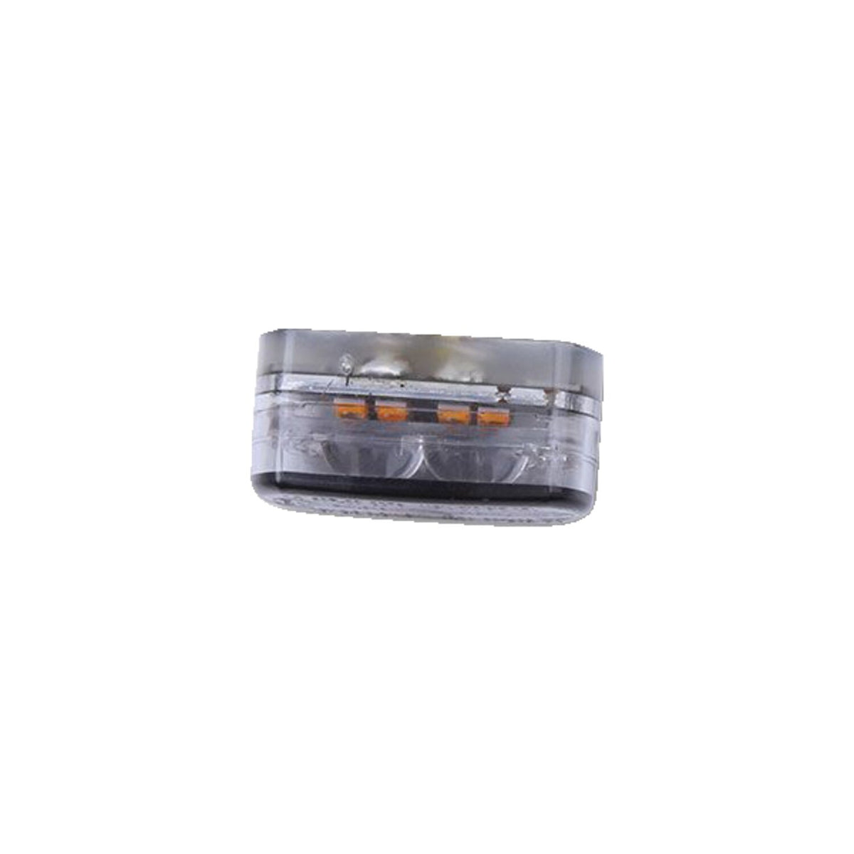 'Module 1' taillight / turn signal combo. Smoke lens, ECE