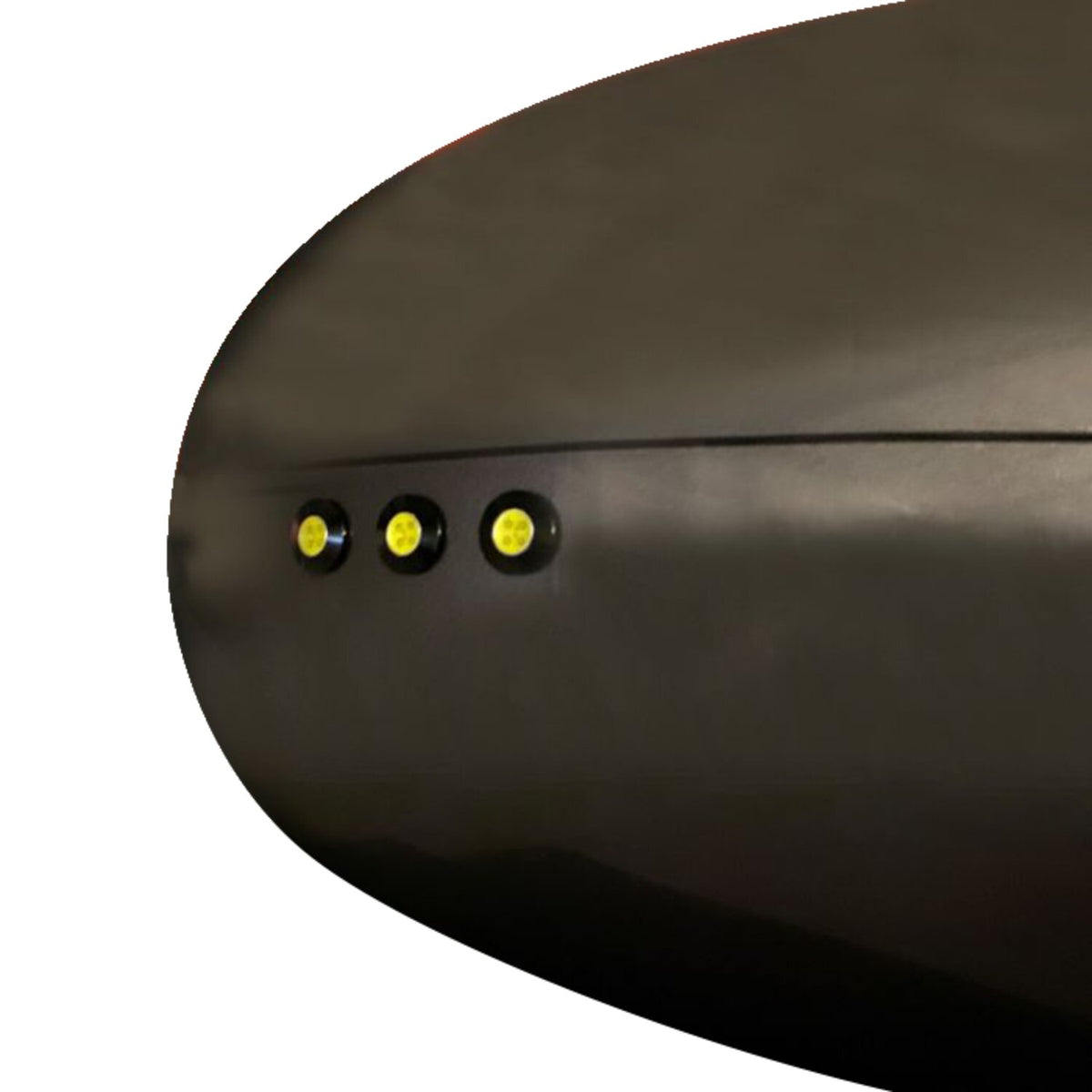 Custom Dynamics, LED boltz. Amber/White LEDs. Black