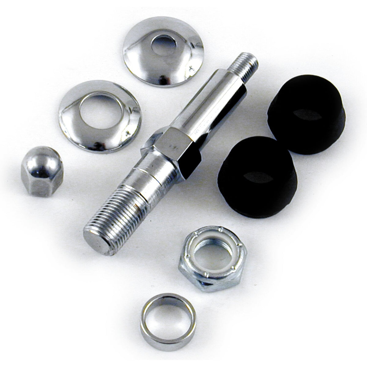 Upper shock stud kit chrome
