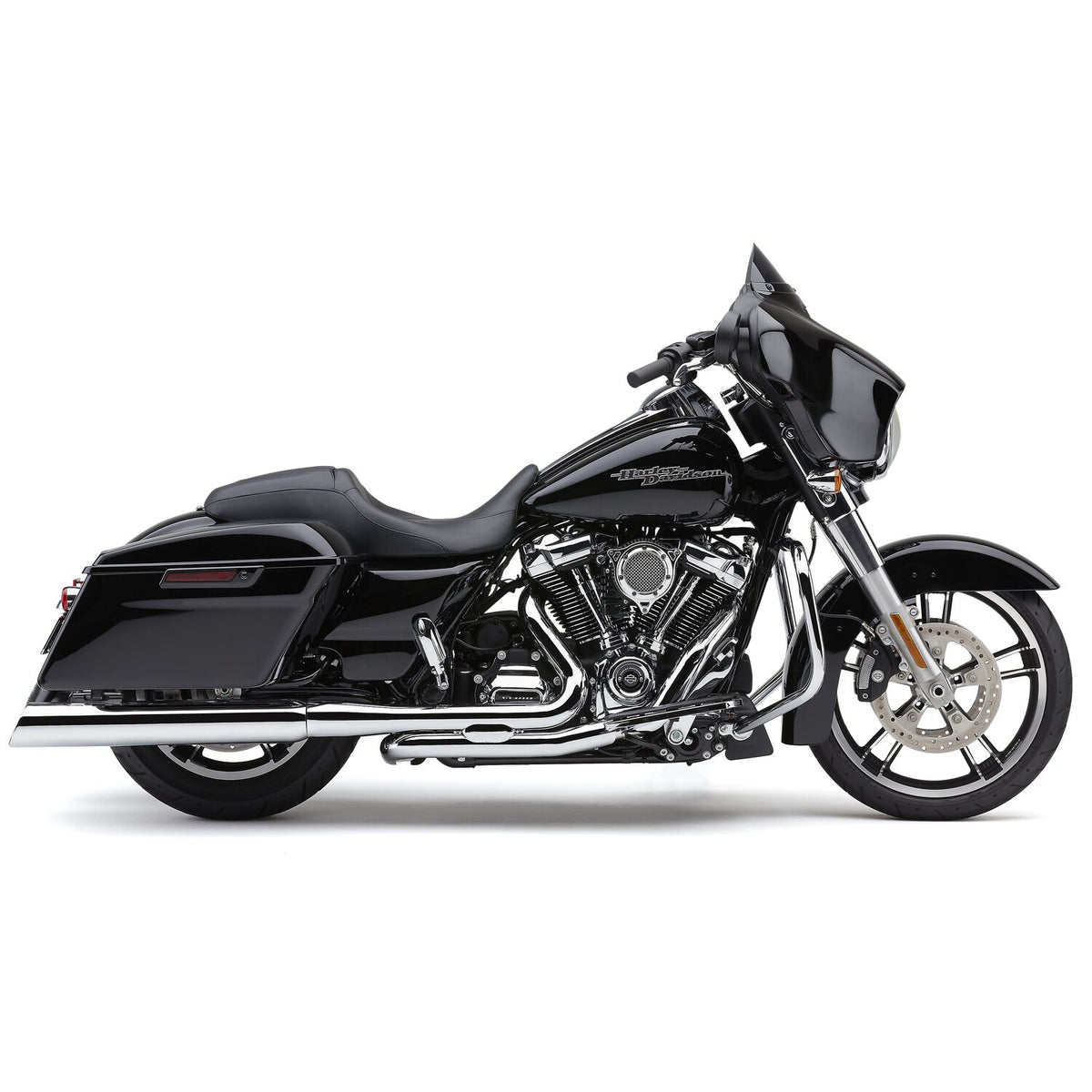Cobra, 909 Upper Cut 4" slip-on mufflers. Chrome