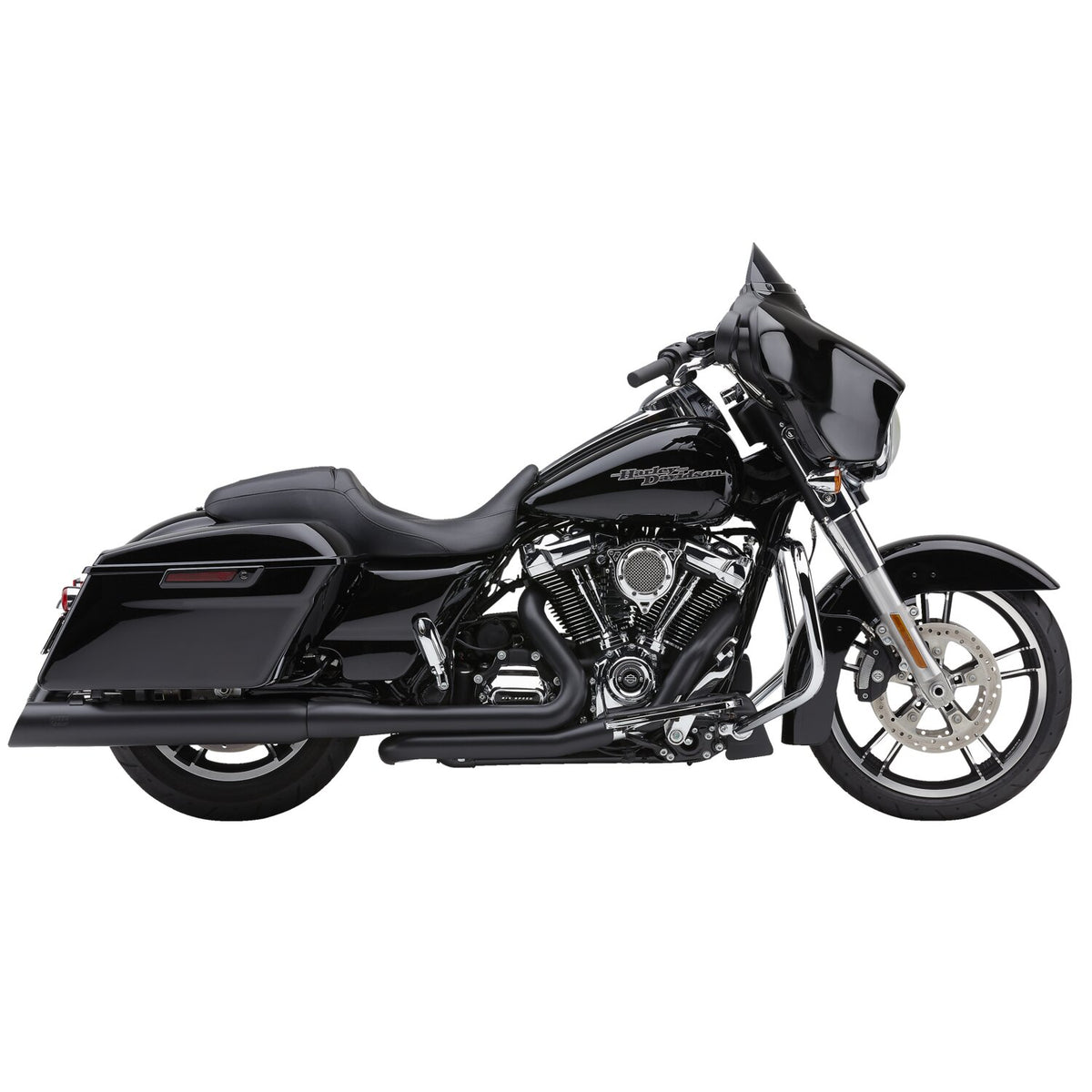 Cobra, 909 Upper Cut 4" slip-on mufflers. Black