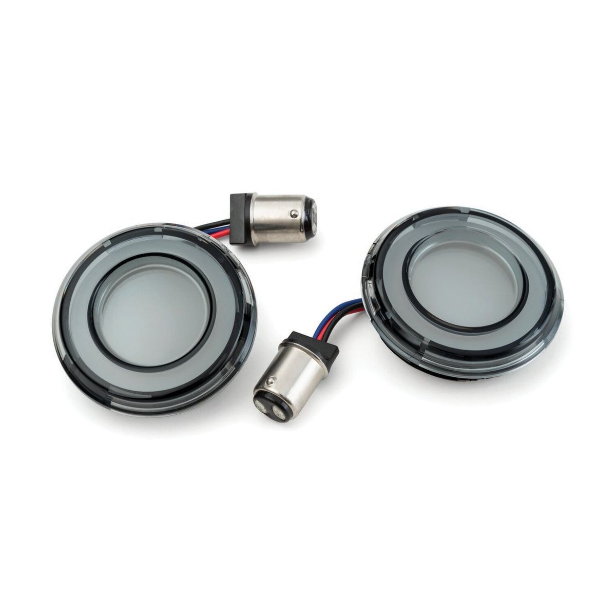 Kuryakyn, Rear tracer LED turn signal insert set. smoke lens