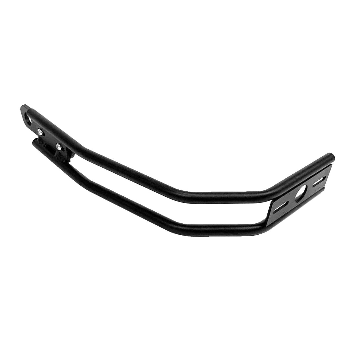 Westland Customs, behind tire license plate holder. Black