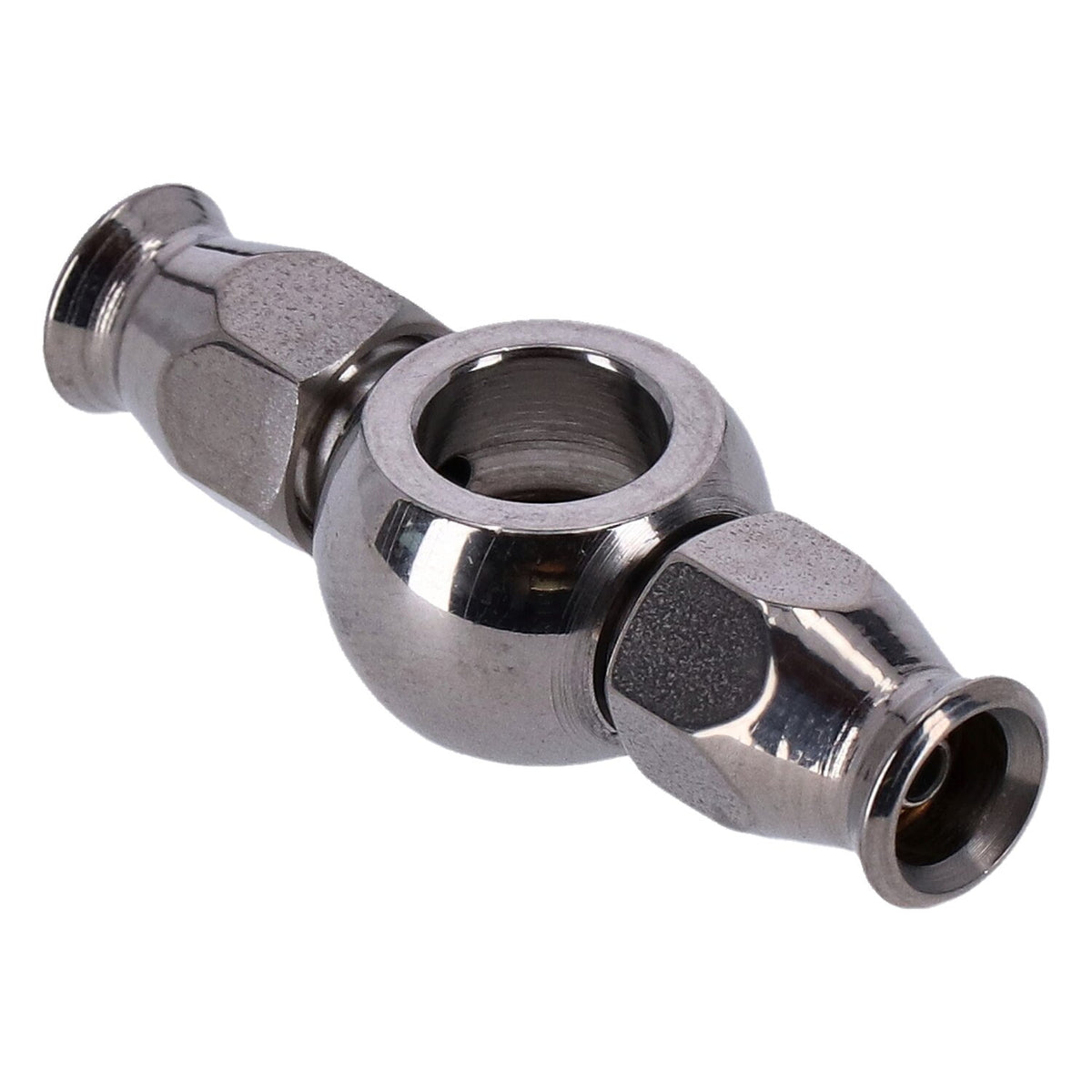 Goodridge 3/8" straight banjo, double fitting. Short neck