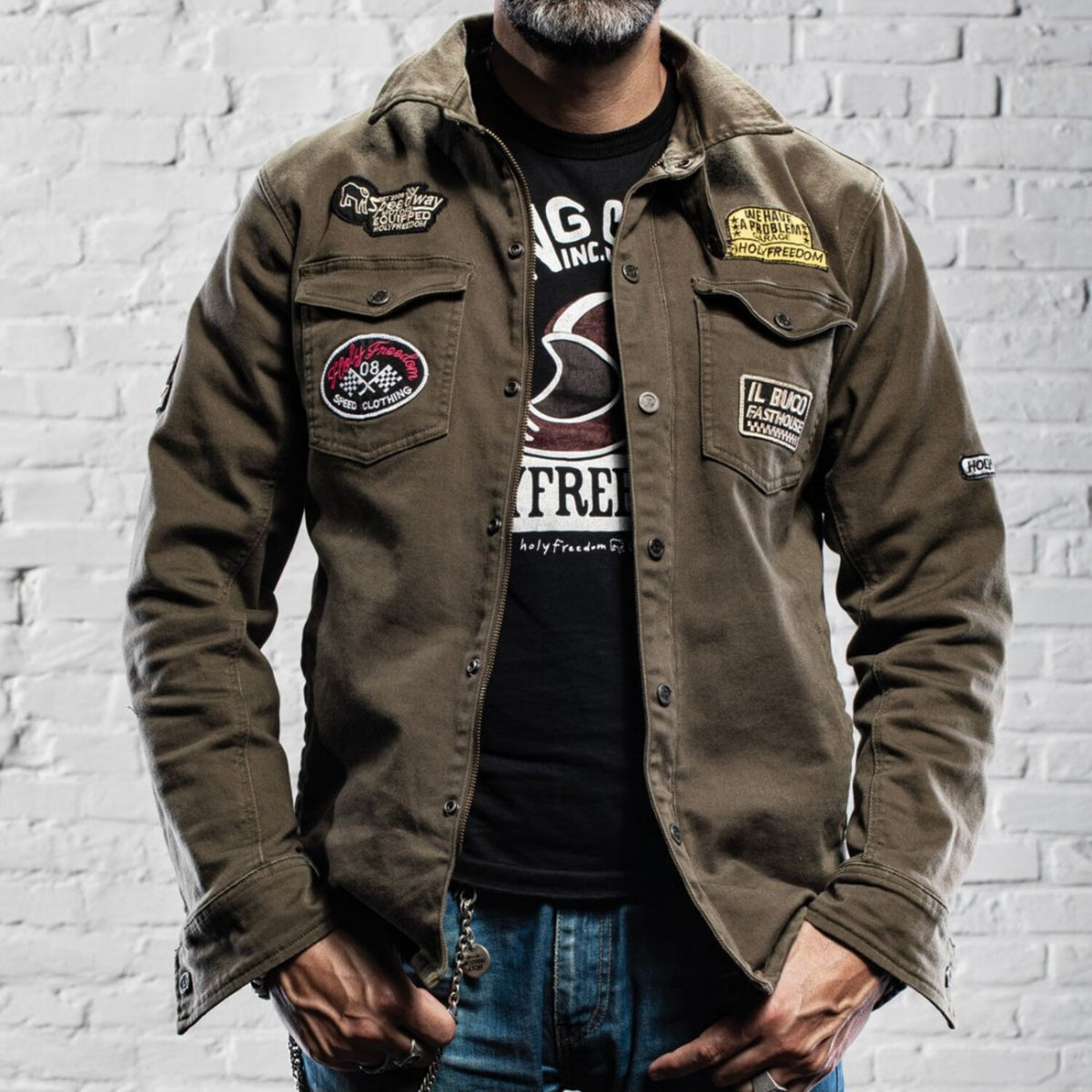 Holy Freedom Lieutenant jacket military green