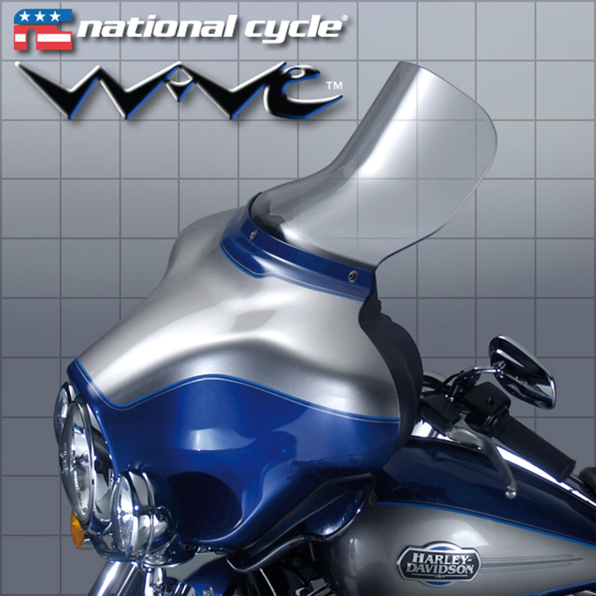 National Cycle, Wave® windshield 10". Clear