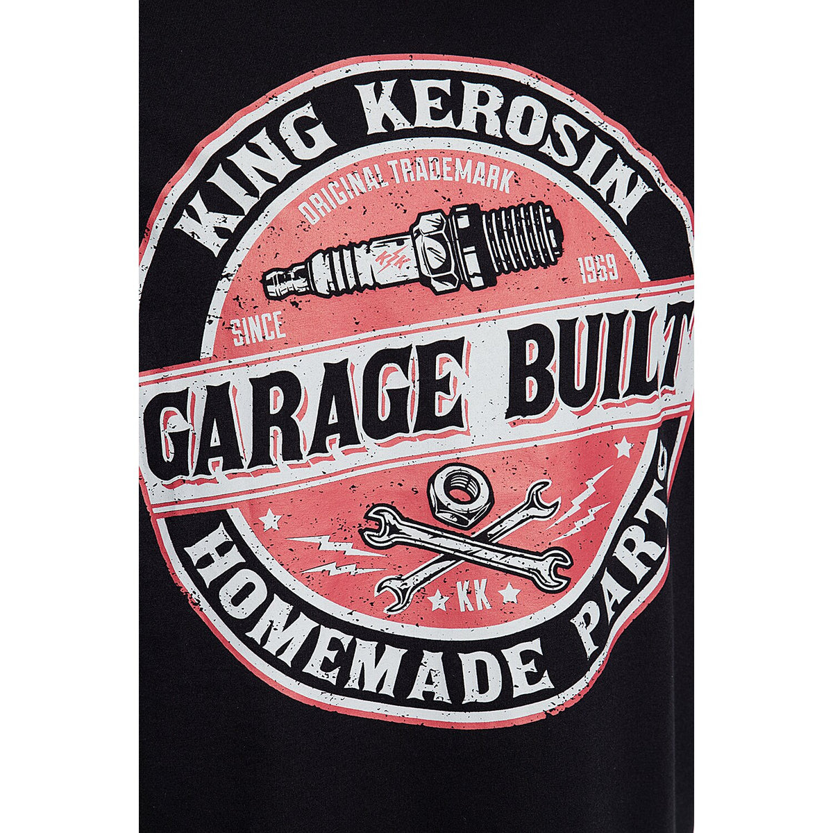 King Kerosin Garage Built t-shirt black