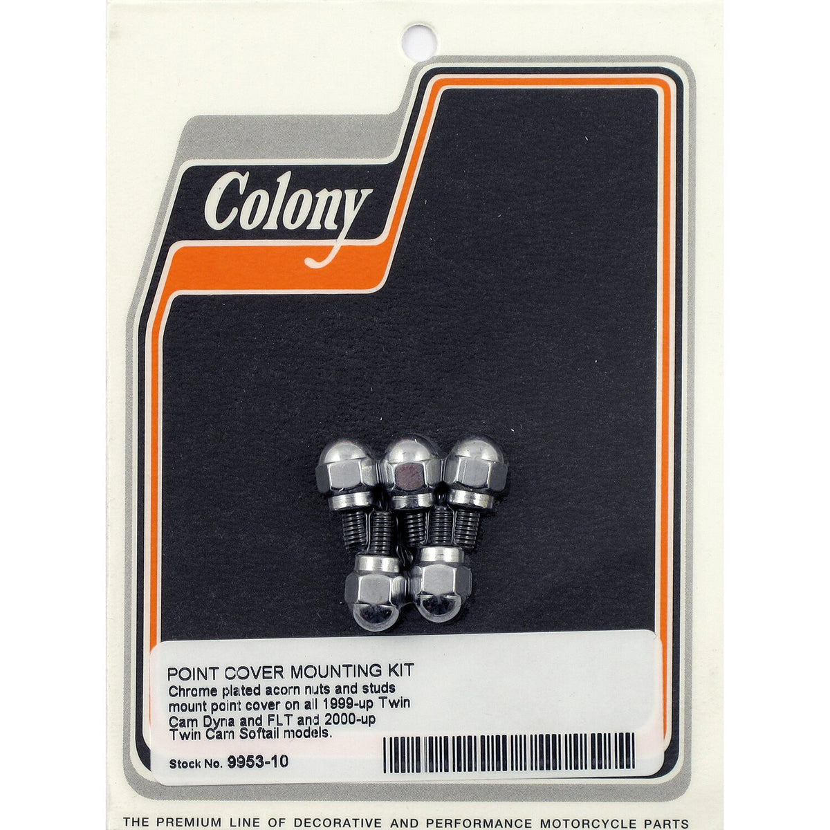 Colony, point cover mount kit. Acorn, chrome