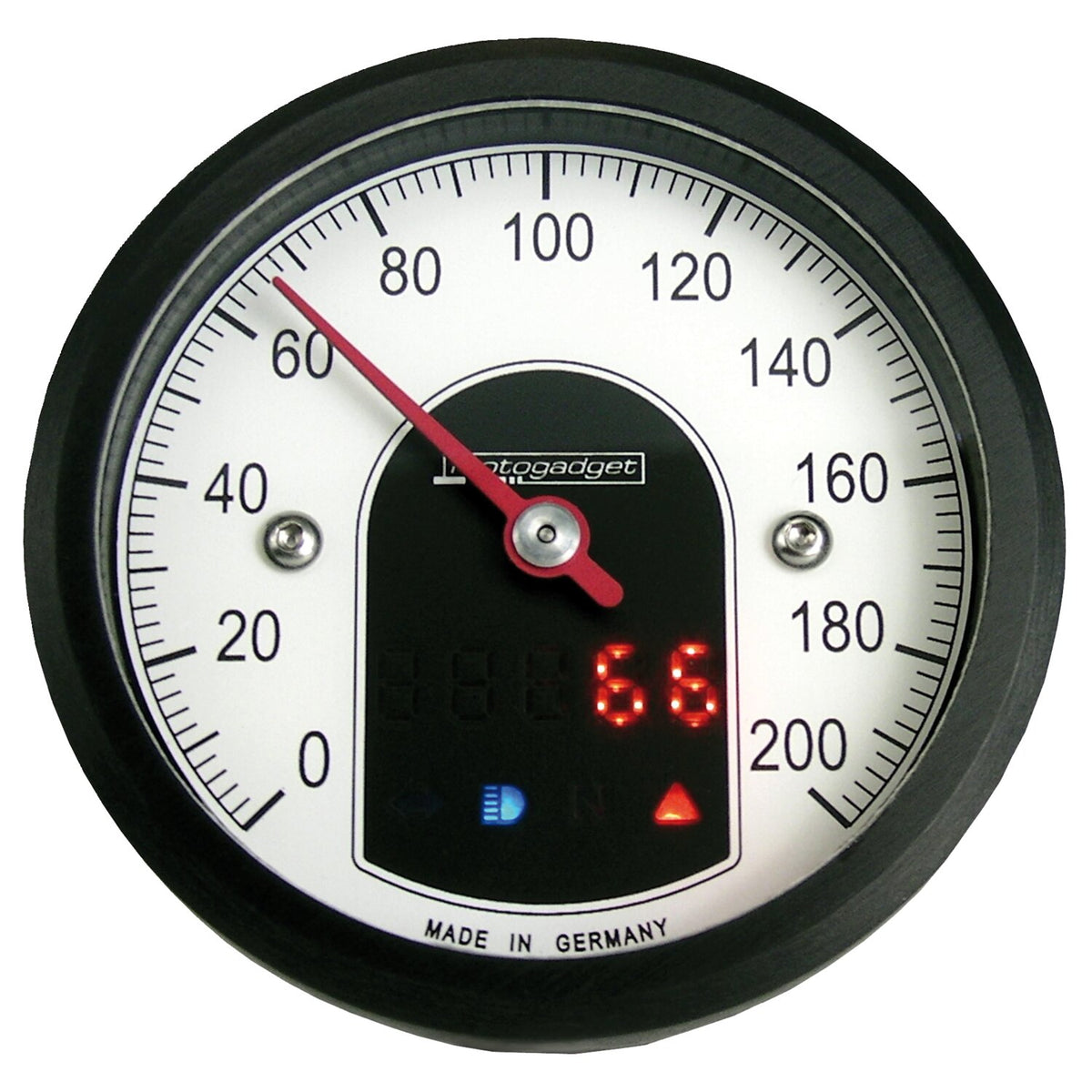 Motogadget, Motoscope Tiny. Standard. Black bezel