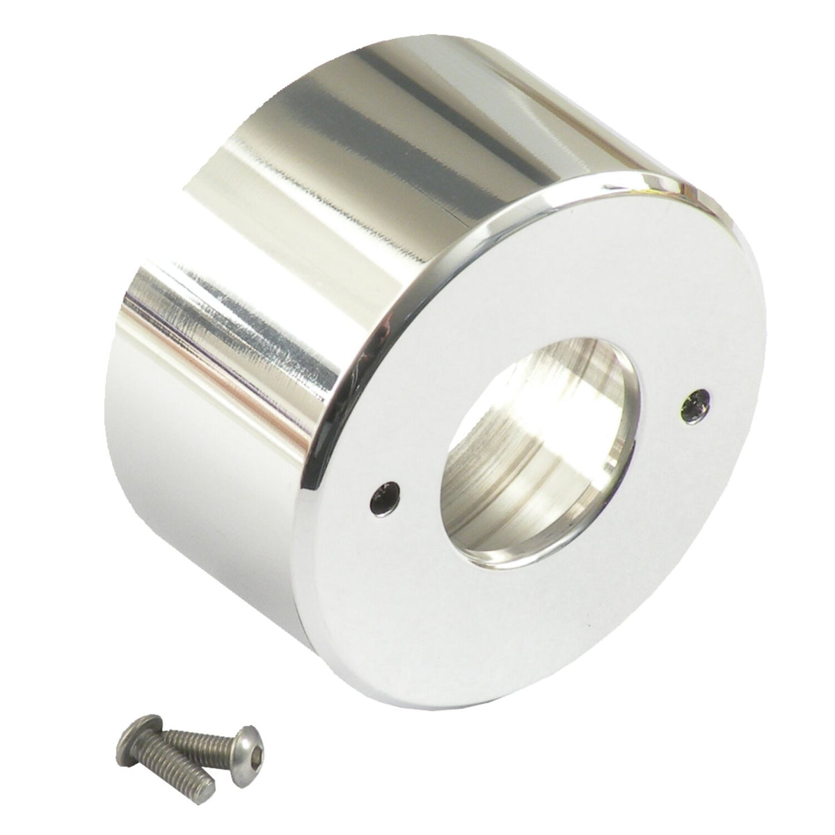 Motogadget. Tiny mount cup for bracket strip. Polished