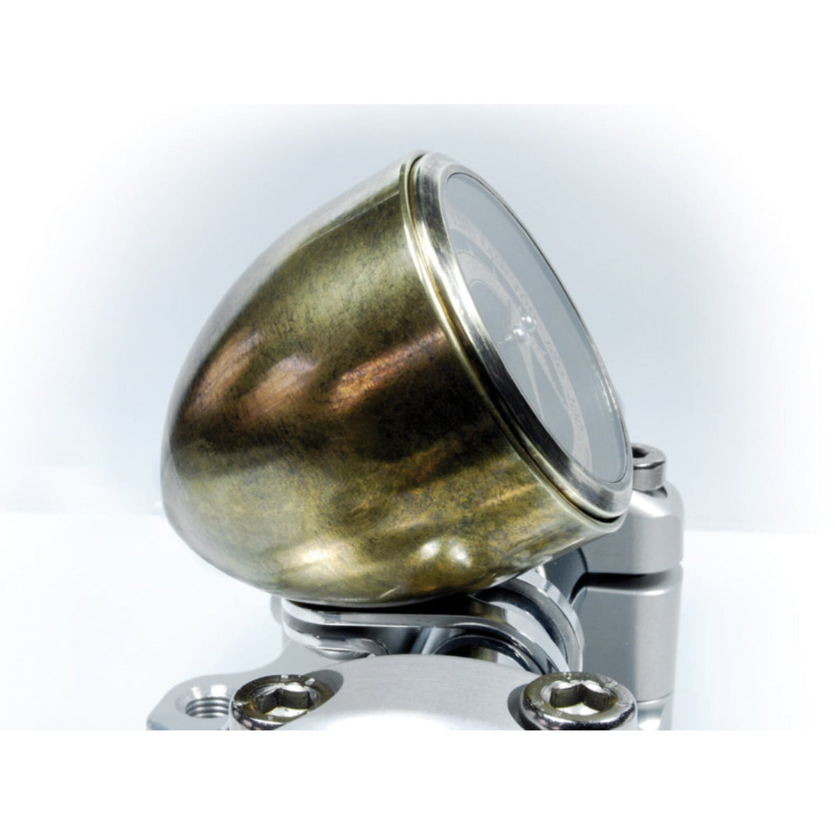 Motogadget, Tiny mount cup 'Vintage Brass' 1". Black