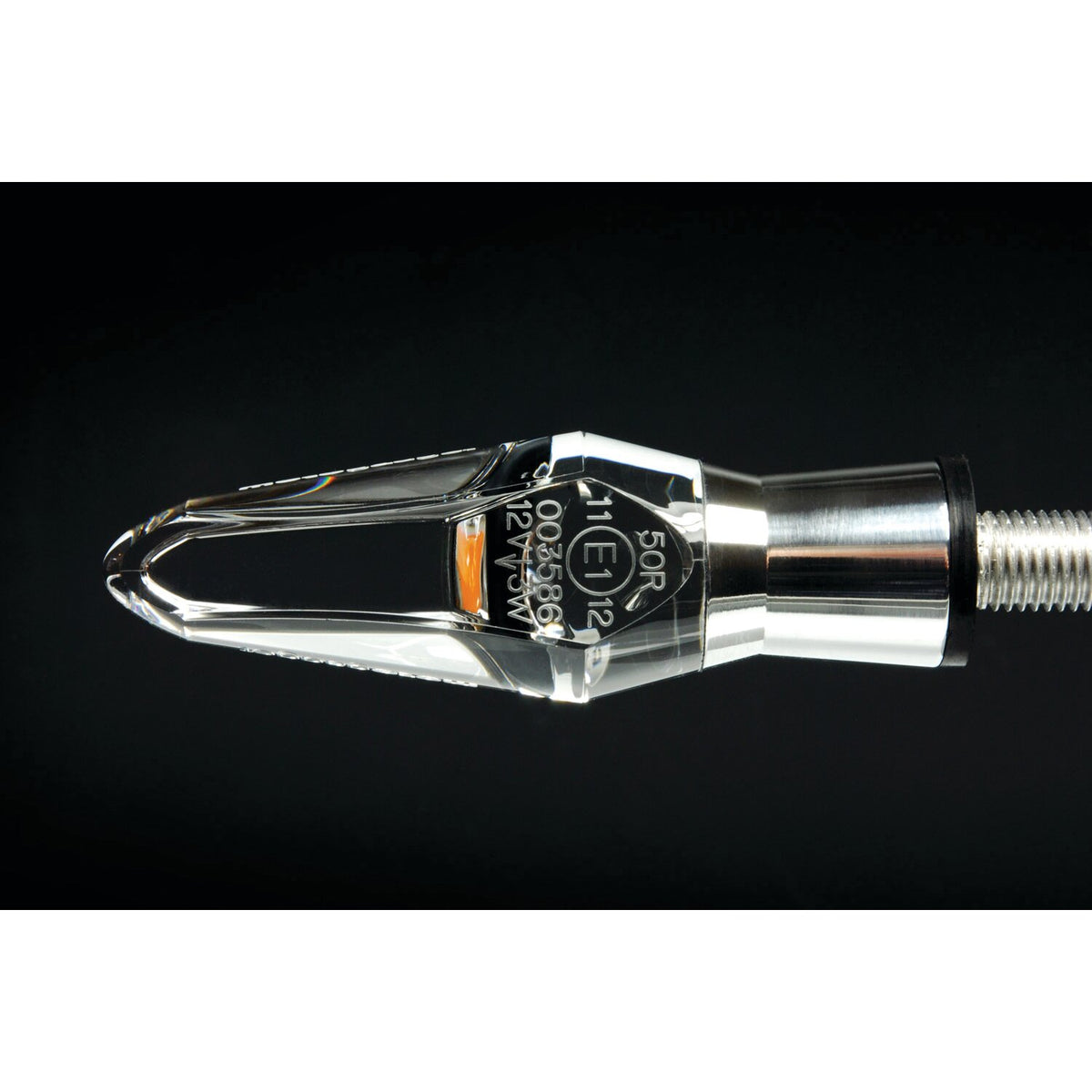 Motogadget, mo.blaze Ice LED turn signals. Polished