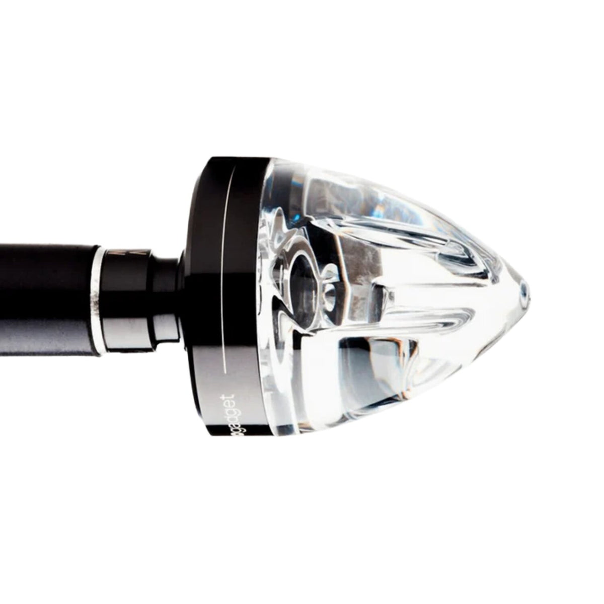 Motogadget, mo.blaze cone in-bar turn signals. Polished