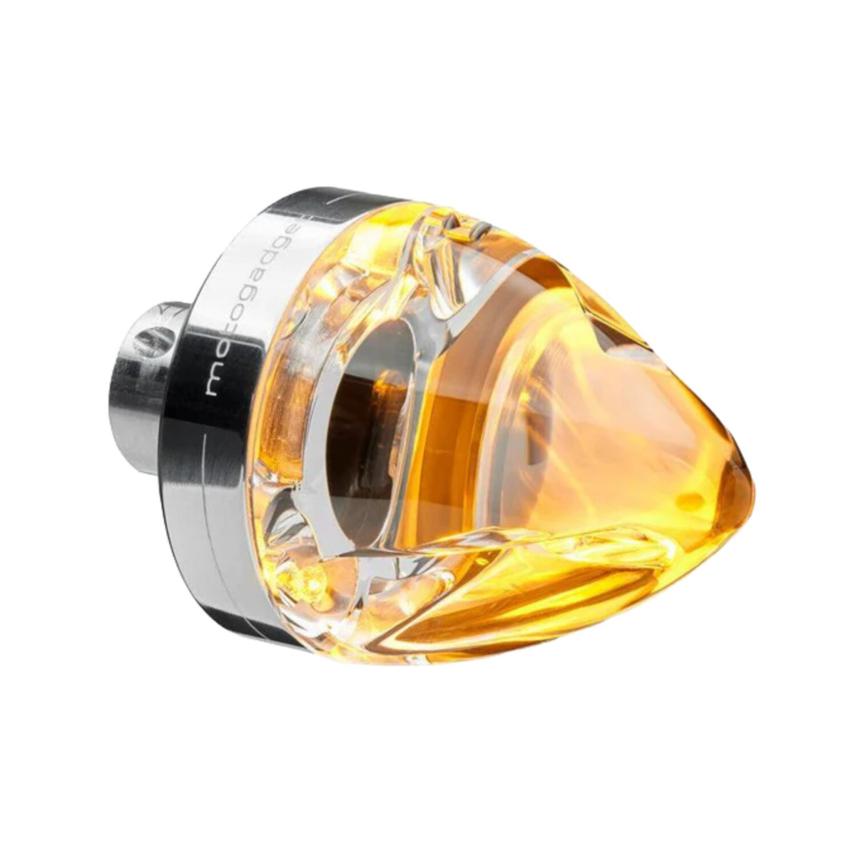 Motogadget, mo.blaze cone in-bar turn signals. Polished