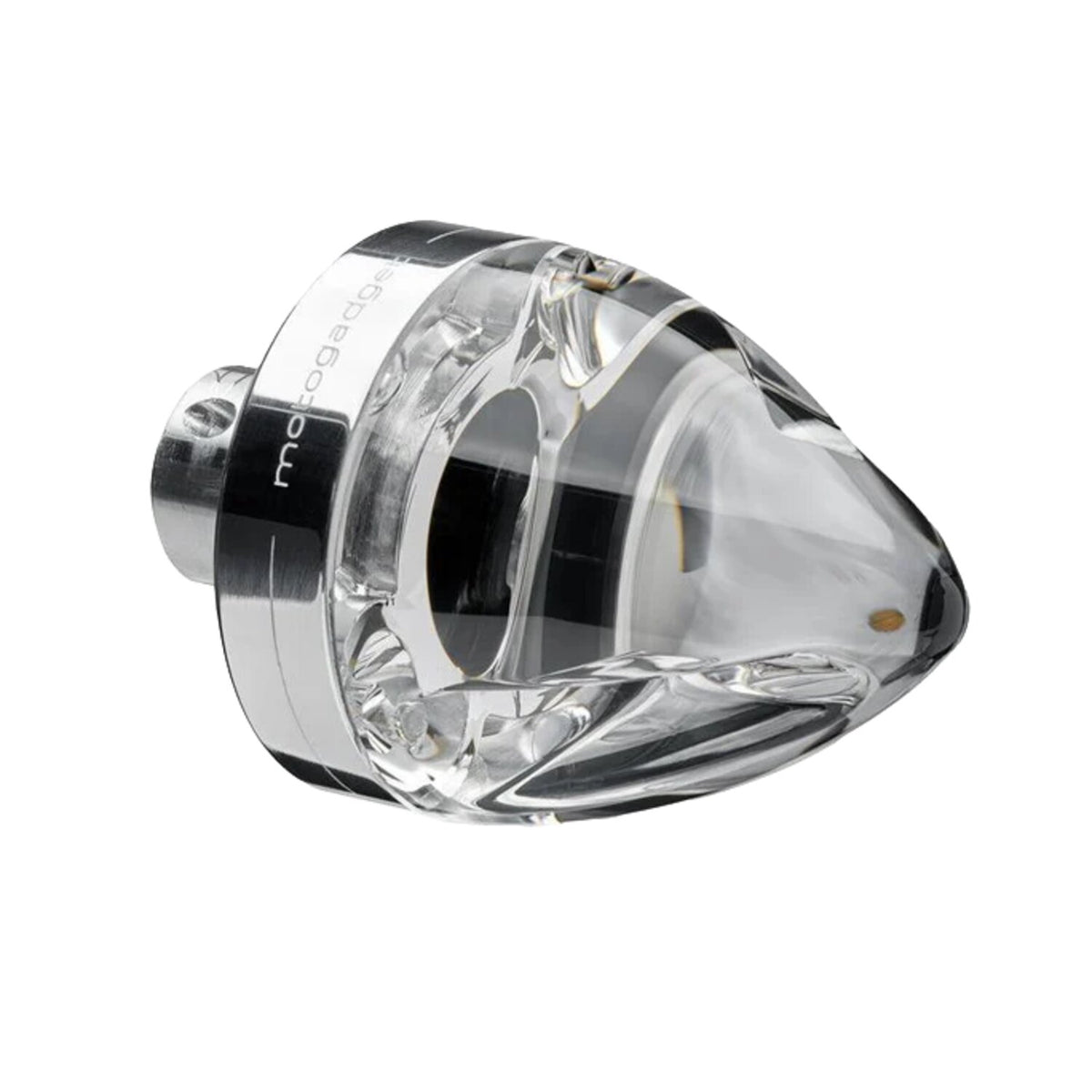 Motogadget, mo.blaze cone in-bar turn signals. Polished