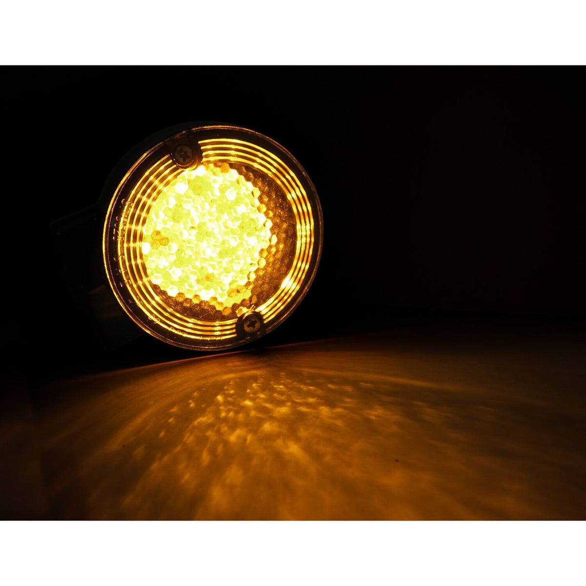 86-up style FL LED turn signals. Rear. gloss black