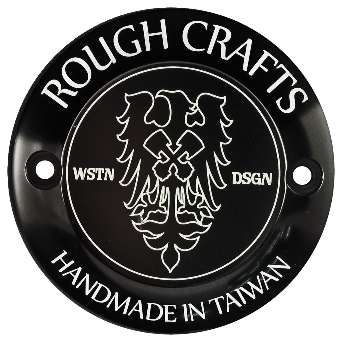 Rough Crafts, point cover. 2-hole, black