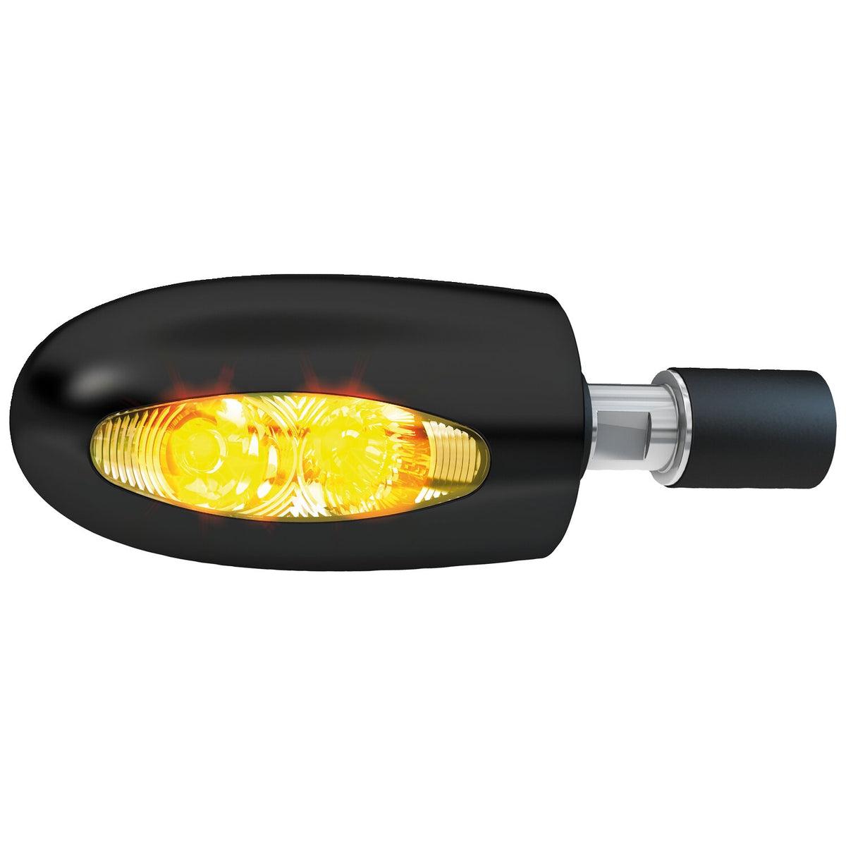 Kellermann, BL 1000 LED turn signal. Clear. Black brass