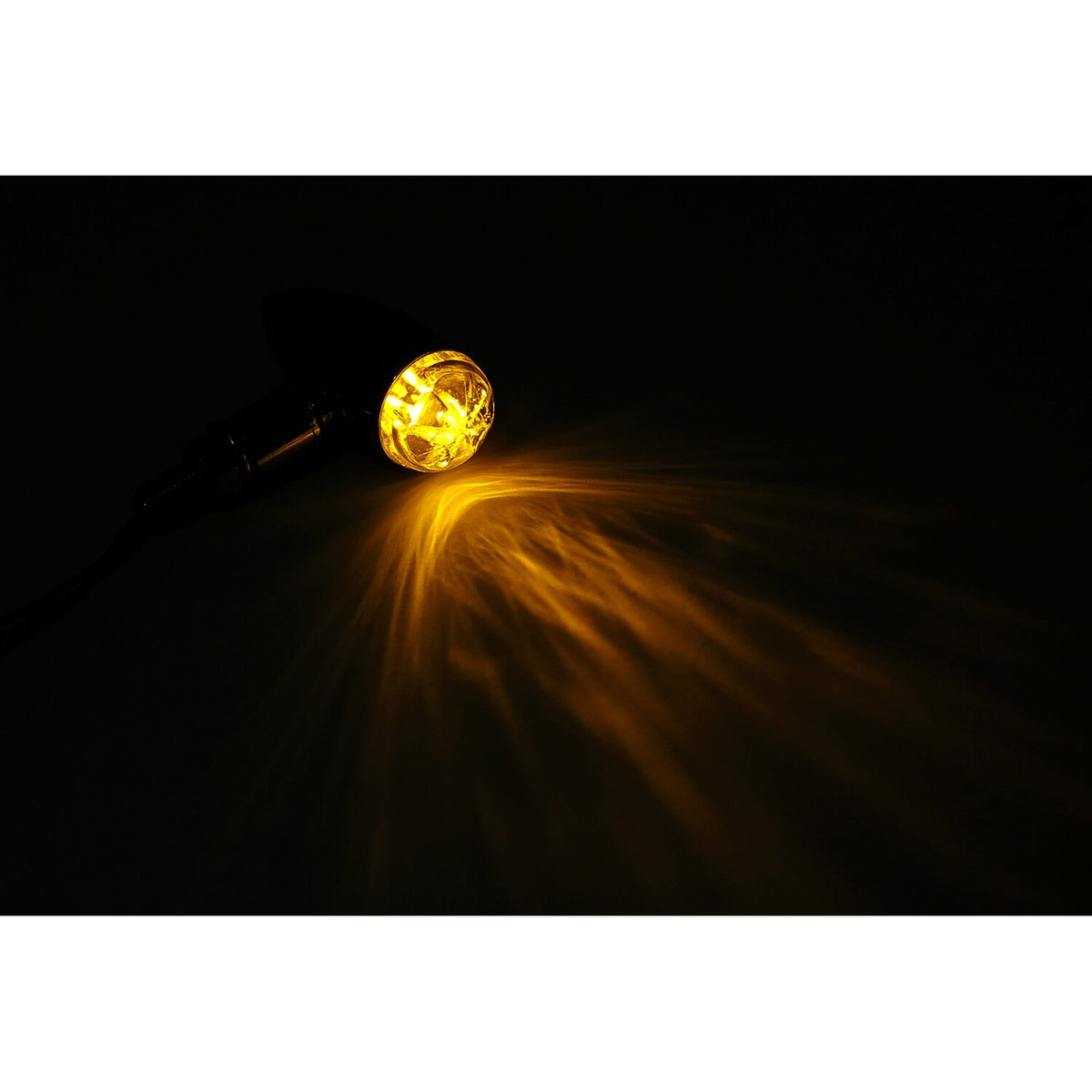 Micro bullet LED turn signals, chrome