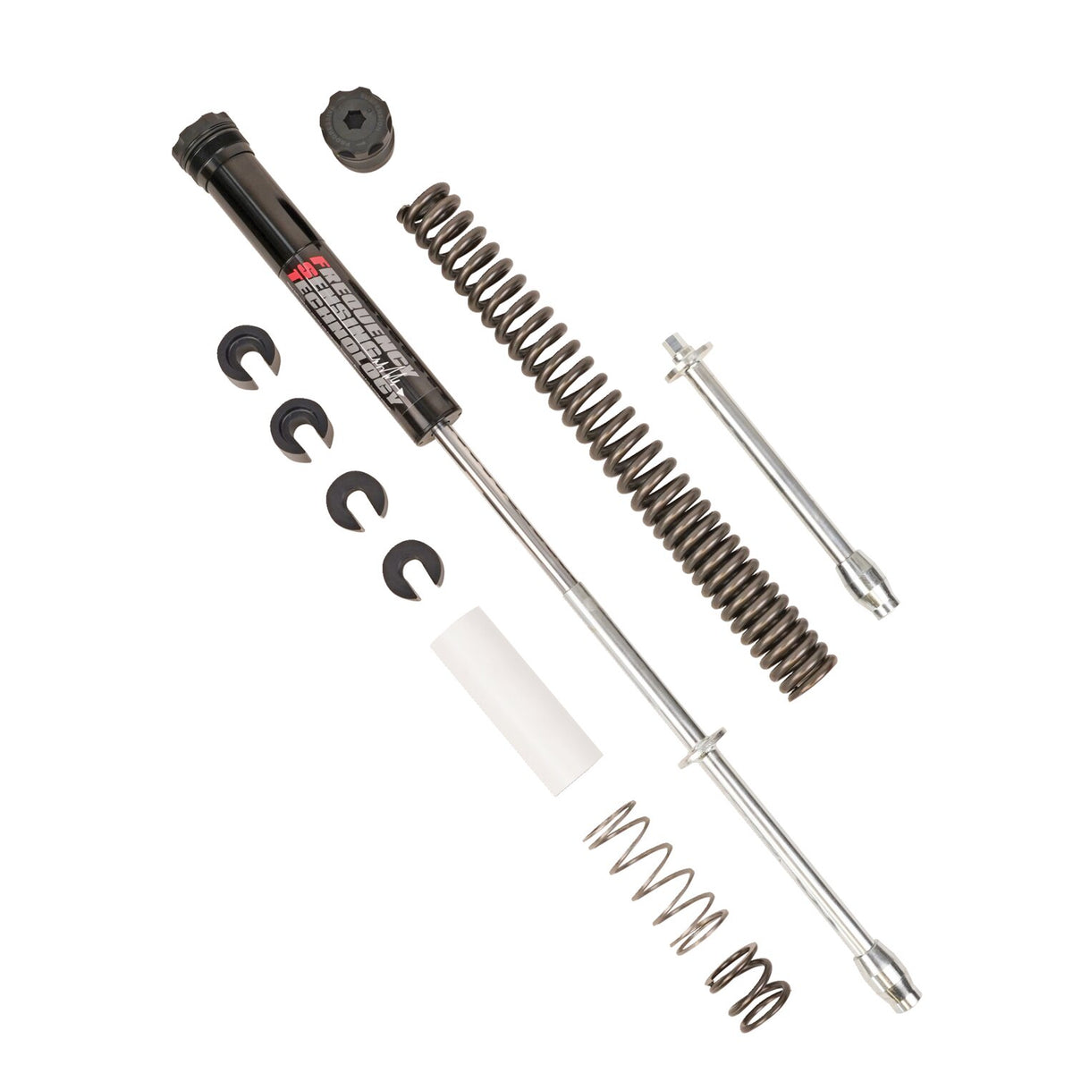 PS, asymmetrical fork monotube cartridge kit. Lowered height