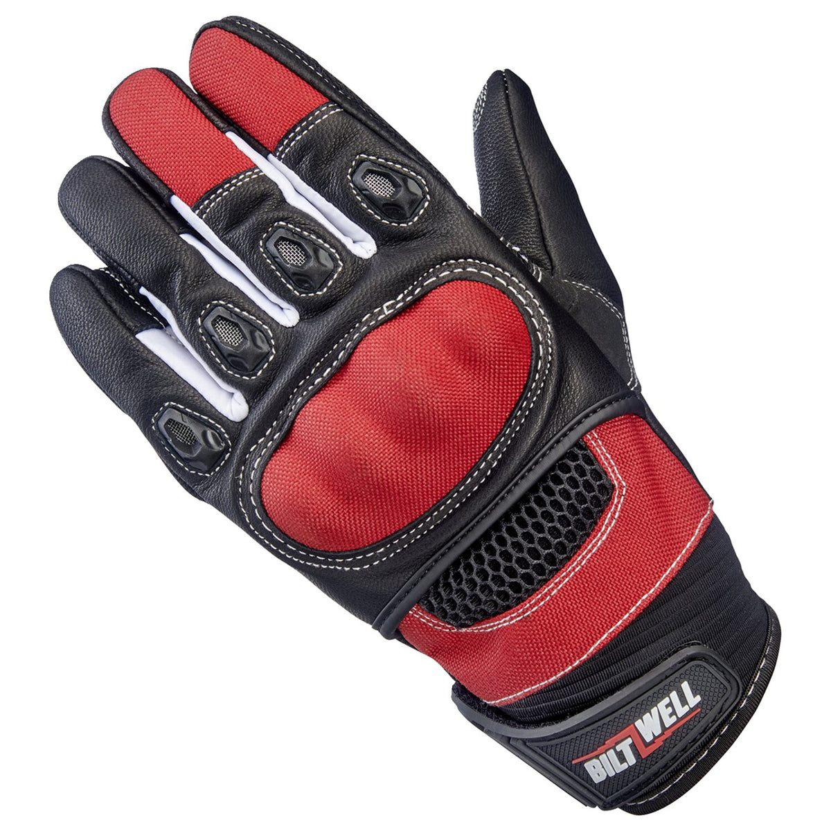 Biltwell Bridgeport gloves red/black