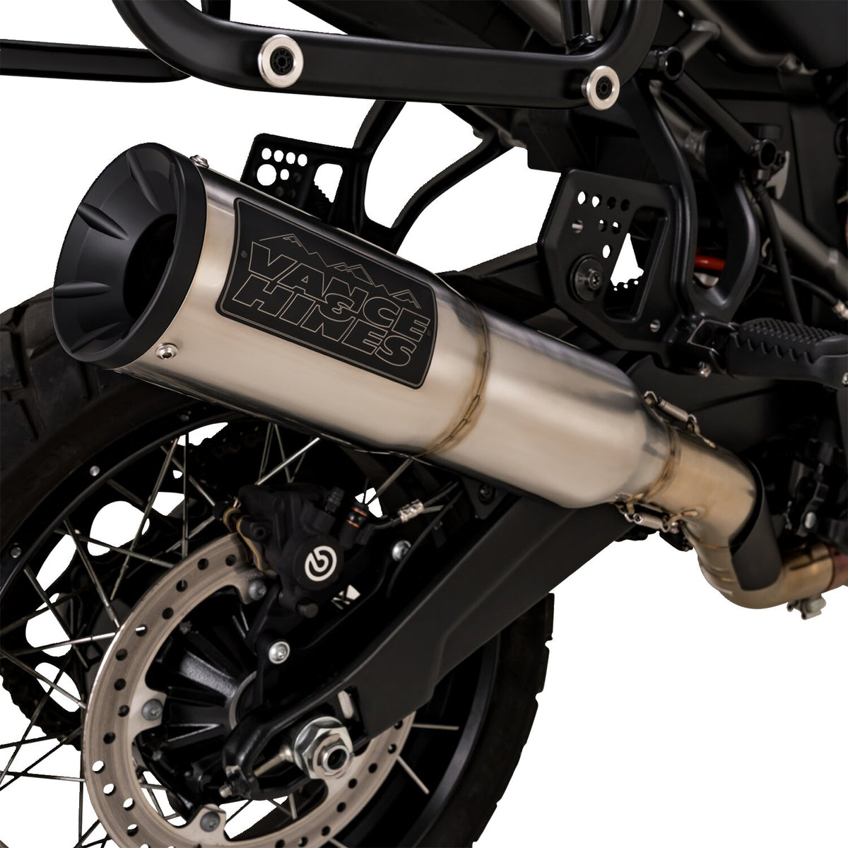 Vance & Hines, Adventure Hi-Output 450 slip-on muffler. SS