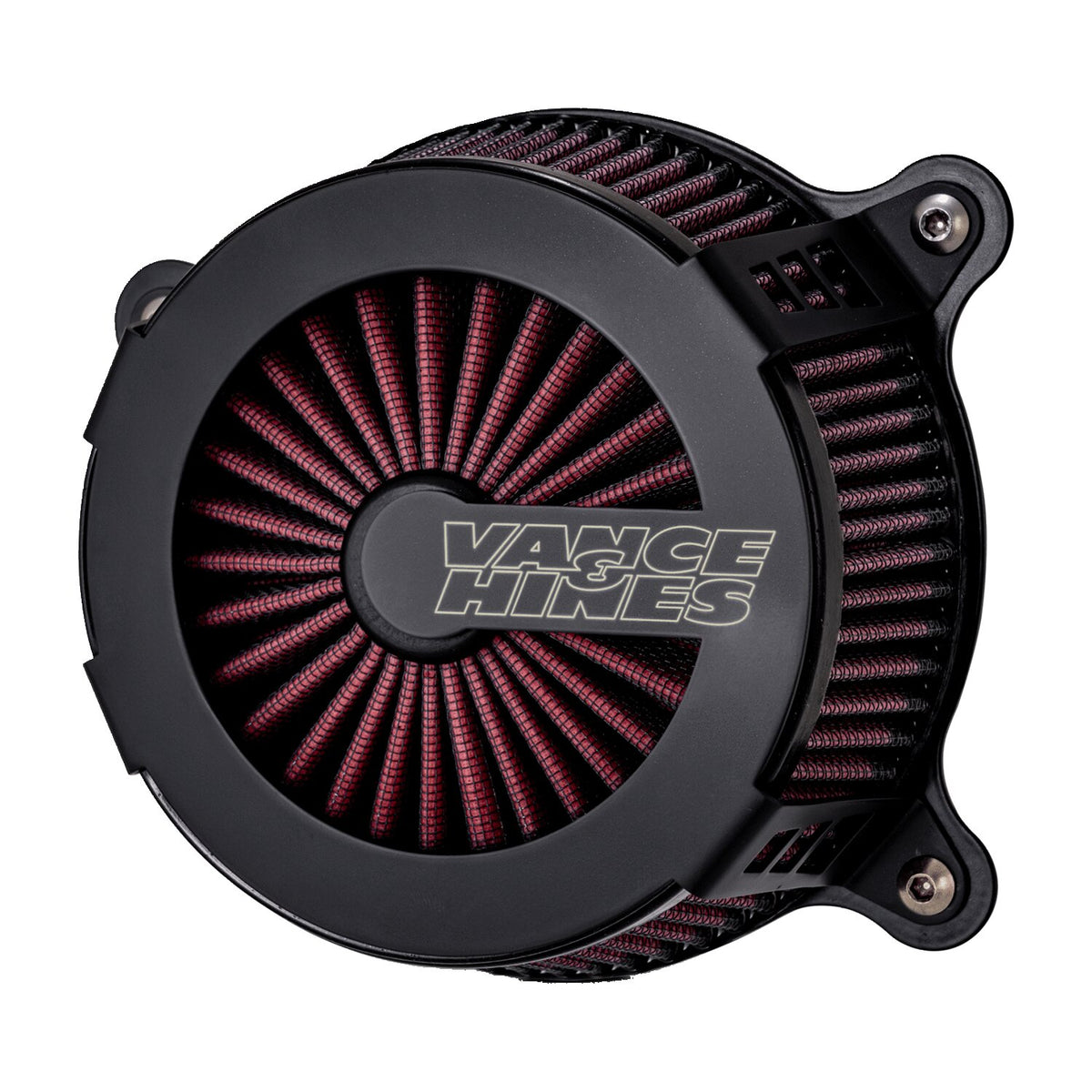 Vance & Hines, VO2 Cage Fighter air cleaner kit. Matte black