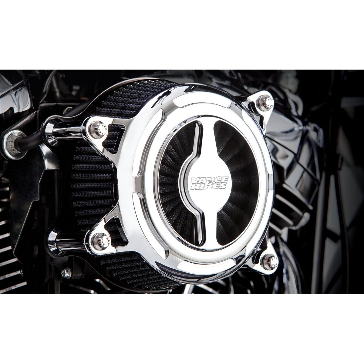 Vance & Hines, VO2 Blade air cleaner kit. chrome