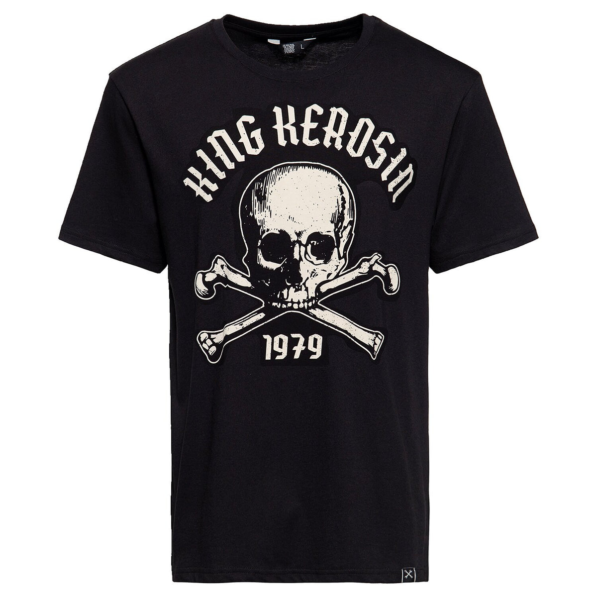 King Kerosin Skull Palma T-shirt black