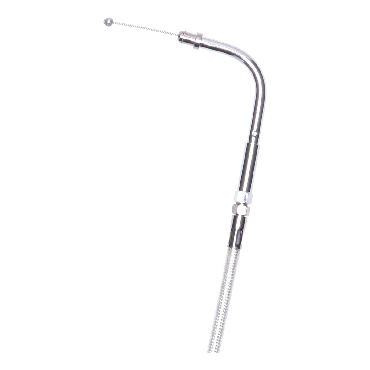 MCS, throttle cable 36" (91cm). Chrome