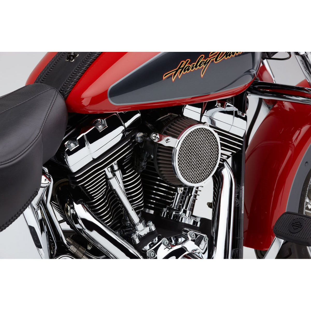 Cobra, Naked air cleaner kit. Plain. Chrome