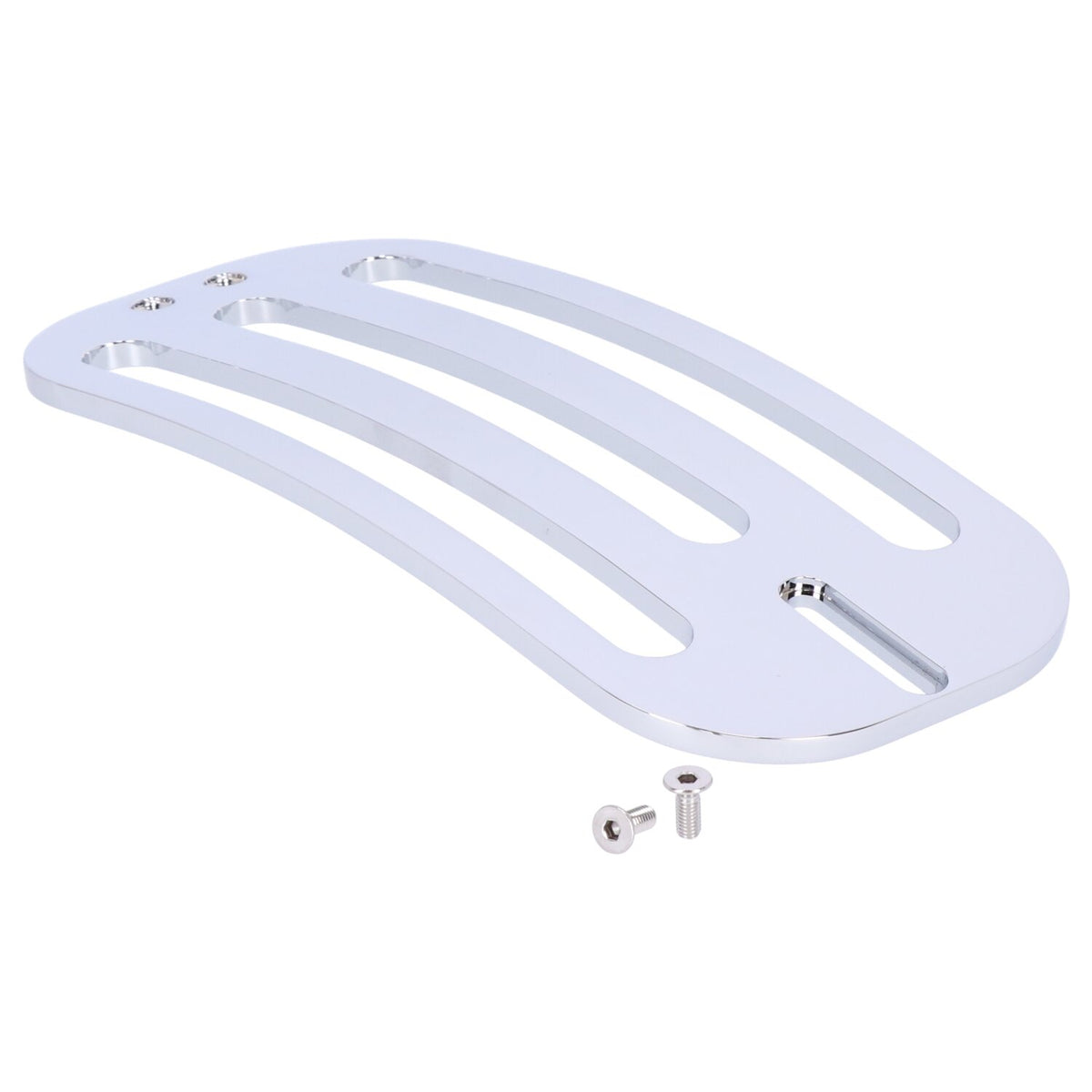 Highway Hawk, solo rack Billet. Chrome