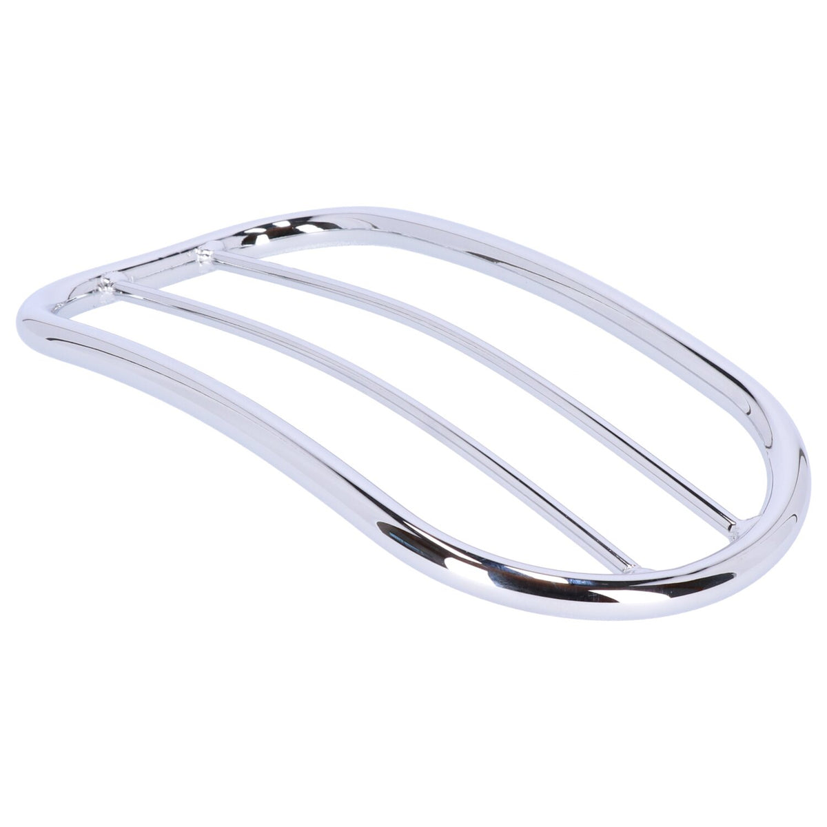 Highway Hawk, universal tubular solo luggage rack. Chrome