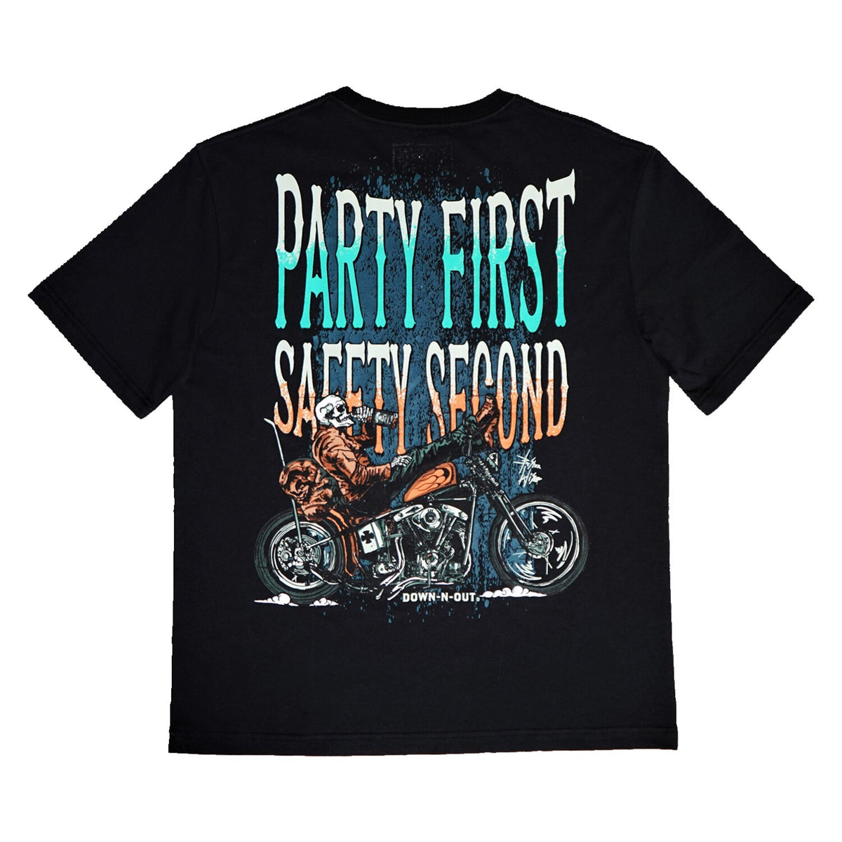 Down-n-Out Safety Second t-shirt black