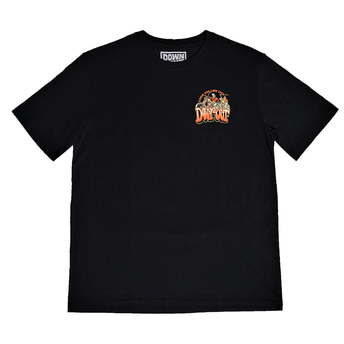 Down-n-Out DNO 4 Life t-shirt black