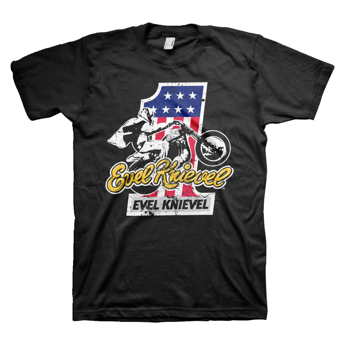 Evel Knievel No. 1 T-shirt black