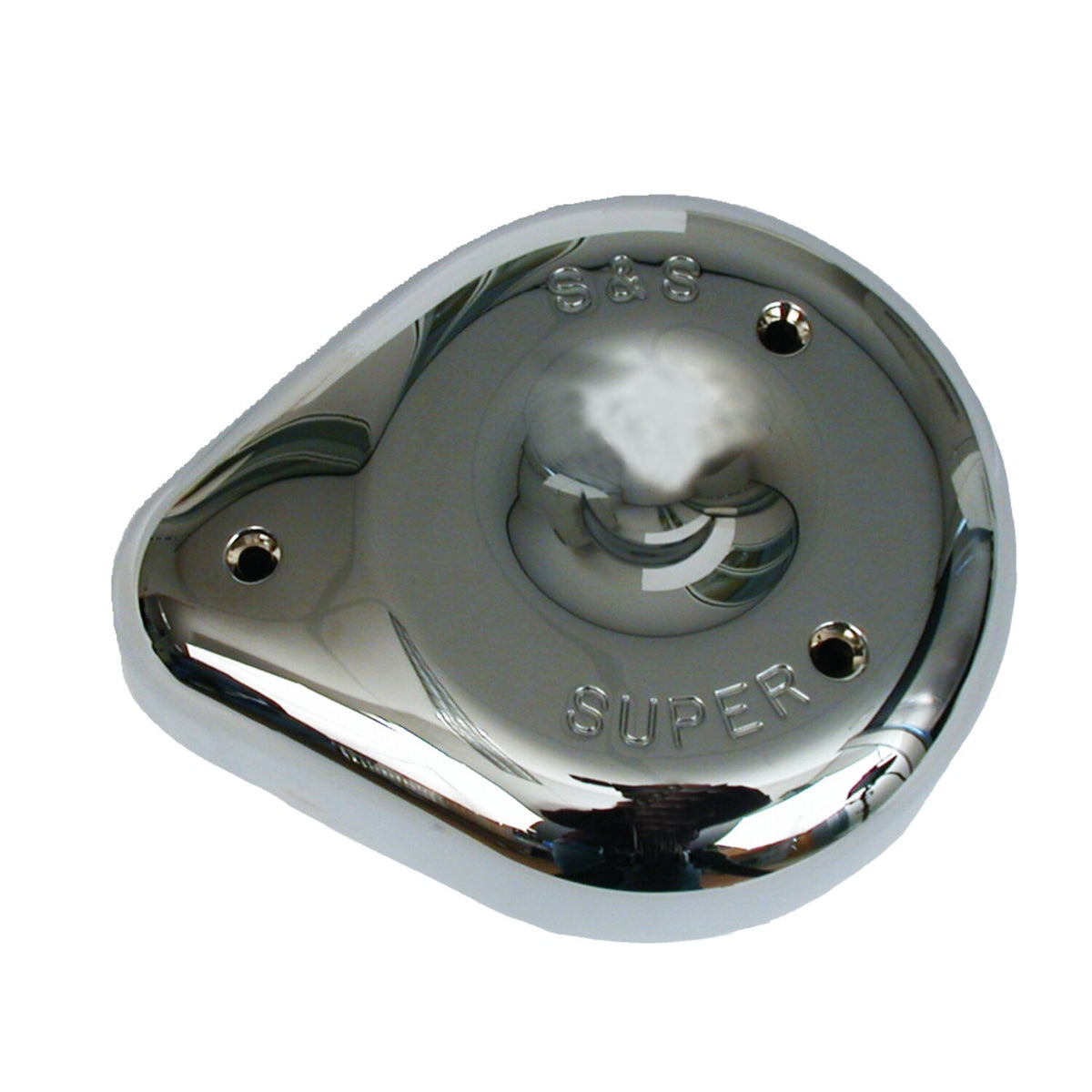 S&S, Super E/G air cleaner cover. Chrome