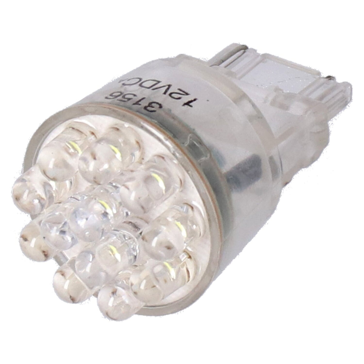 LED wedge turn signal bulb #3156 base. White light