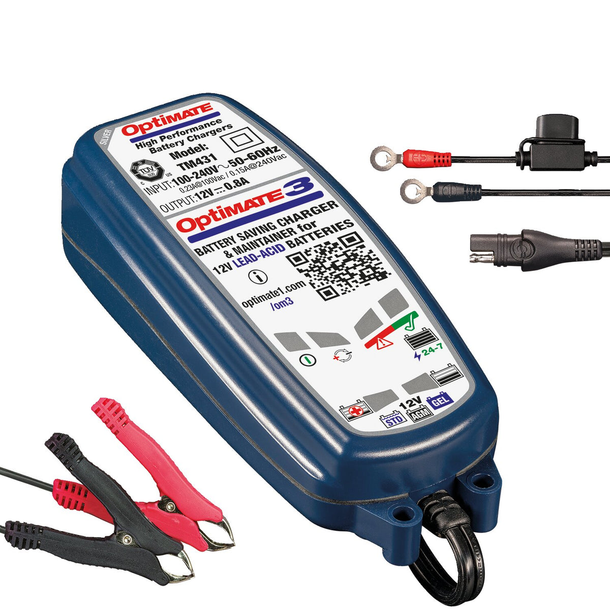 Tecmate OptiMATE 3 12V battery charger