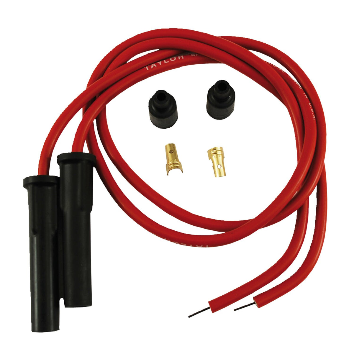 Taylor, 8mm Pro Comp univ. spark plug wire kit. Red