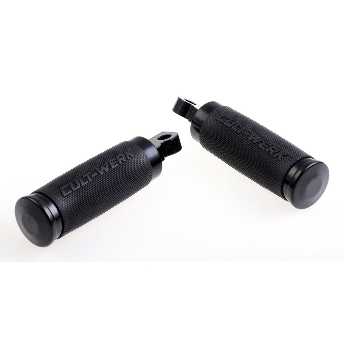 Cult-Werk, 'Racing' rider foot & shift peg set. Gloss black