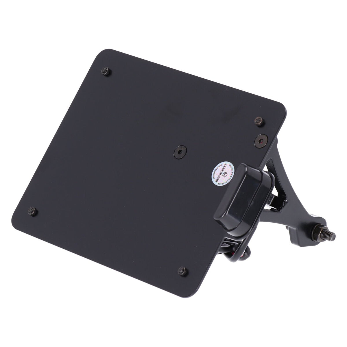Cult-Werk, side mount license plate bracket, black. Austria