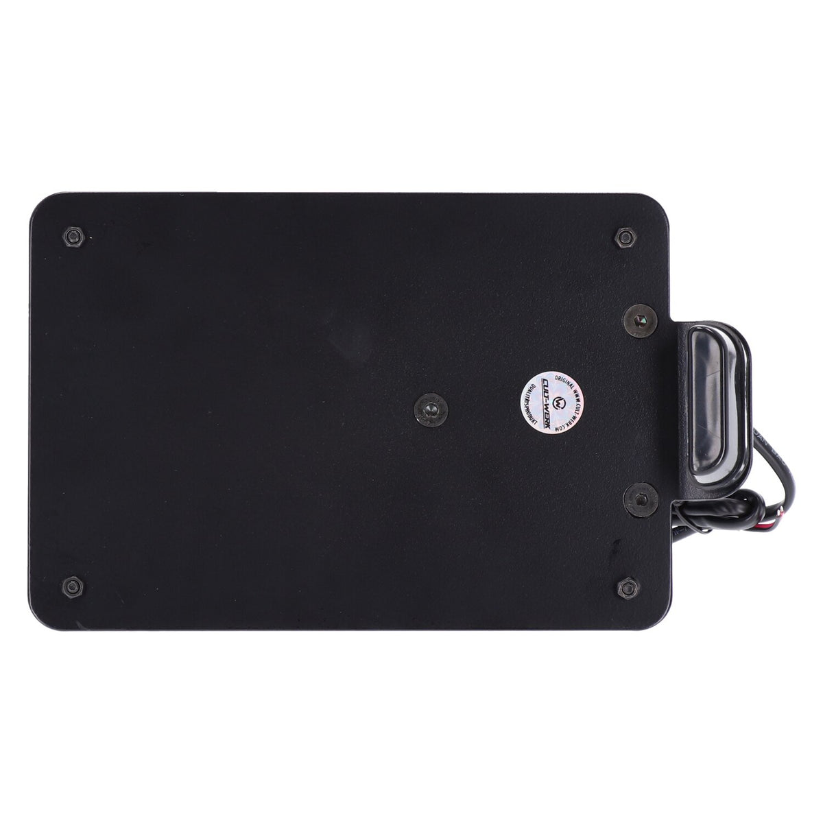 Cult-Werk, side mount license plate bracket, black. NL