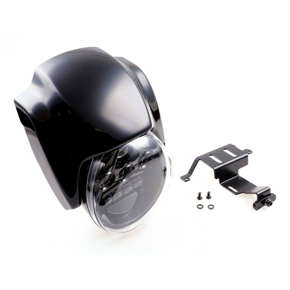 Cult-Werk, headlamp & mask kit 'NRS style. Gloss black