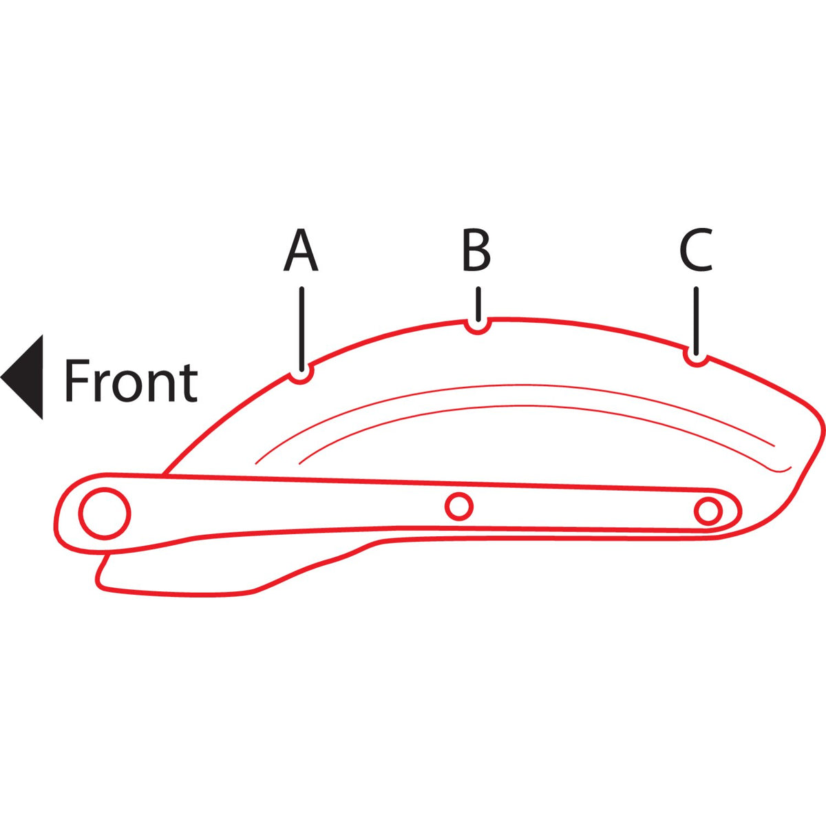 Luggage rack, for solo seat