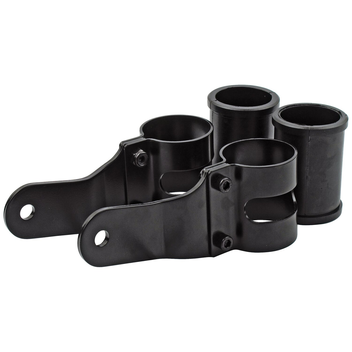 Uni-basic headlamp bracket assembly. Black. 38-42mm